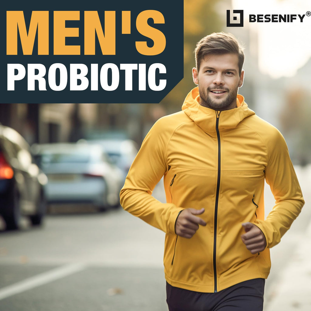Probiotics for Men, 500 Billion CFUs & 12 Strains, Men's Probiotic with Turmeric, Cranberry, Goji - Probiotics for Digestive Health, Immune, Stomach, - FENGGESTORE20