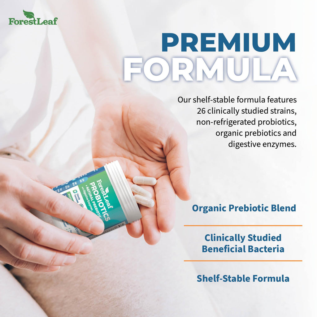 Probiotics for Men and Women, 100 Billion CFU, 26 Unique Strains, Men's and Women's Probiotic and Prebiotics Support Digestive Health, Gut Wellness, Energy, - FENGGESTORE20