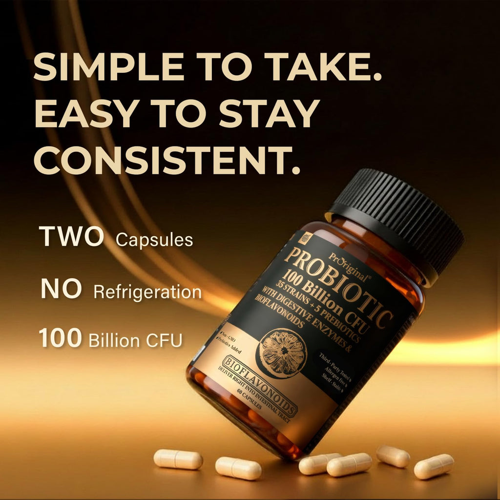 Probiotics with Prebiotics for Men and Women - 35 Strains Probiotics 100 Billion CFU for Gut & Digestive Health, Vegan Acidophilus Probiotic Supplement - FENGGESTORE20
