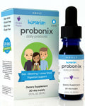 Probonix Humarian Liquid Probiotics for Adults - 12-Strain Probiotic Drops to Fortify Gut Health, Immunity and More - 30-Day Supply - Delicious Grape Flavor - FENGGESTORE20