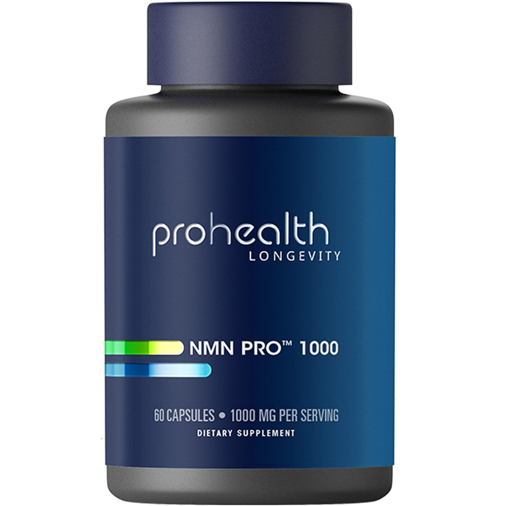 ProHealth NMN Pro 1000 (60 Capsules) Clinically Studied Uthever® NMN. NAD+ Precursor for Cellular Energy, Mitochondrial Support & Healthy Aging. - FENGGESTORE20