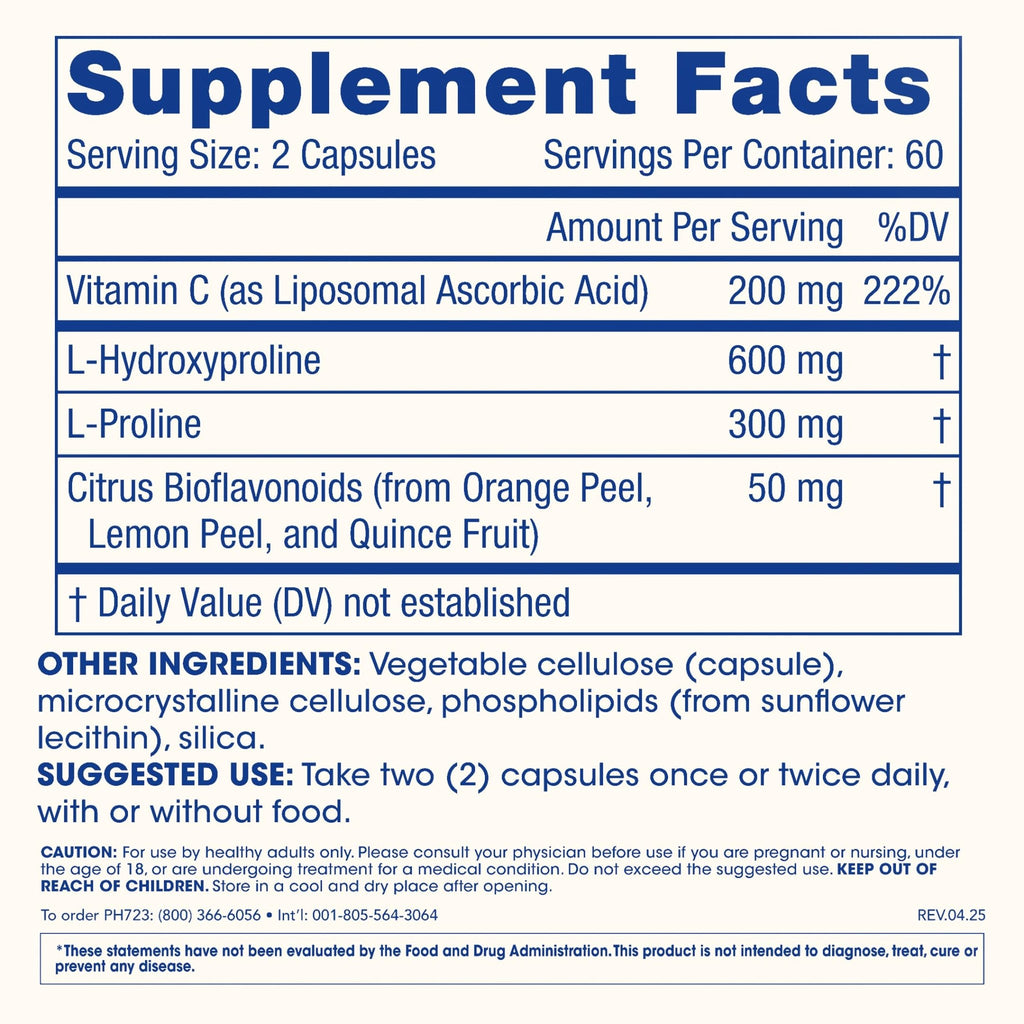 ProHealth Pro Collagen Activator Triple Third-Party Lab Tested, 120 Capsules - FENGGESTORE20