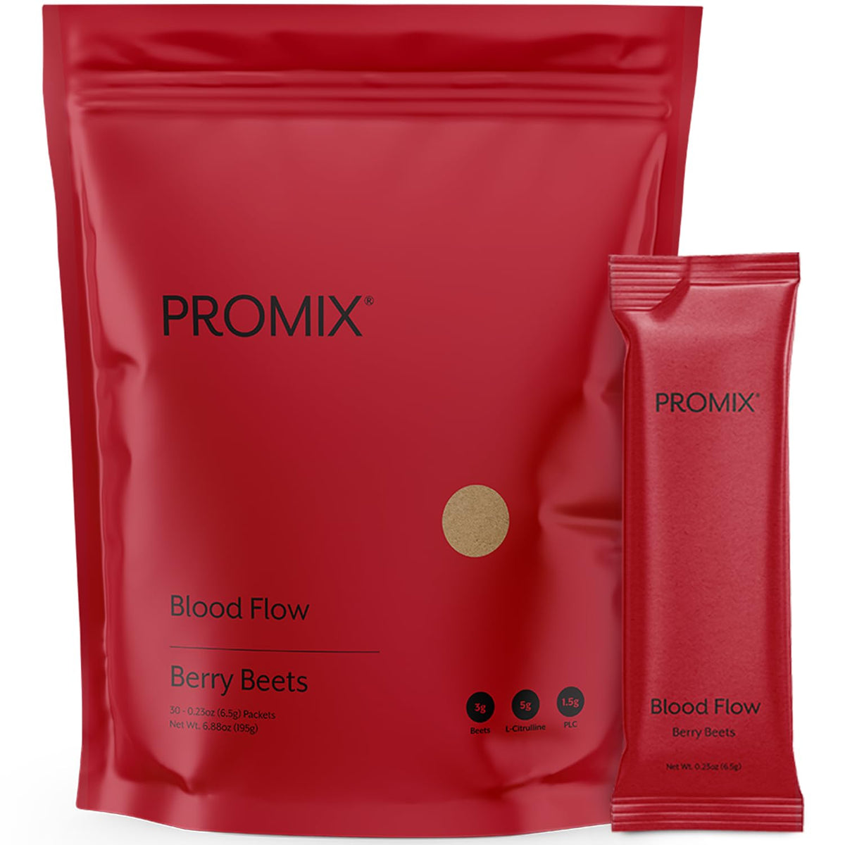 ProMix Nutrition Blood Flow - Nitric Oxide Supplement with Organic US Beet Root Powder - Cold Pressed, Low Temp Dehydration - 30 Servings - FENGGESTORE20