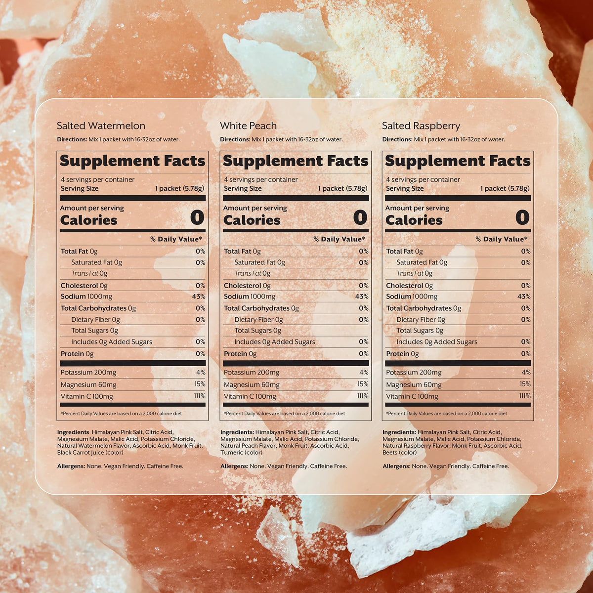 ProMix Nutrition Electrolytes Powder Hydration Packets - Himalayan Pink Salt, Magnesium, Potassium, Vitamin C - Variety Pack, Lightly Sweetened - 12 Servings (Pack of 12) - FENGGESTORE20