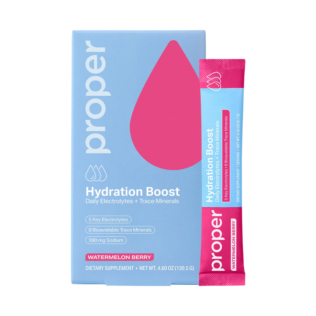 Proper Hydration Sticks – Electrolyte Powder Drink Mix Packets with Trace Minerals for Rapid Hydration – Naturally Flavored – No Artificial Sweeteners - FENGGESTORE20
