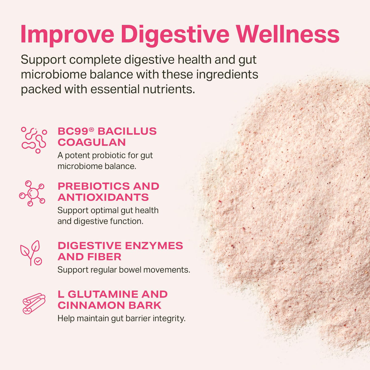 Proper, The Pinks Digestion and Bloat Relief. Drink Mix with Gut Health Probiotics, Prebiotics, Beet Root & Enzymes for Digestive Support. Bloating and Microbiome - FENGGESTORE20