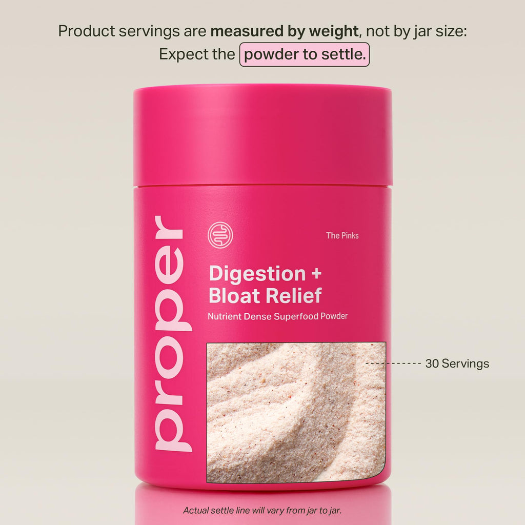 Proper, The Pinks Digestion and Bloat Relief. Drink Mix with Gut Health Probiotics, Prebiotics, Beet Root & Enzymes for Digestive Support. Bloating and Microbiome - FENGGESTORE20