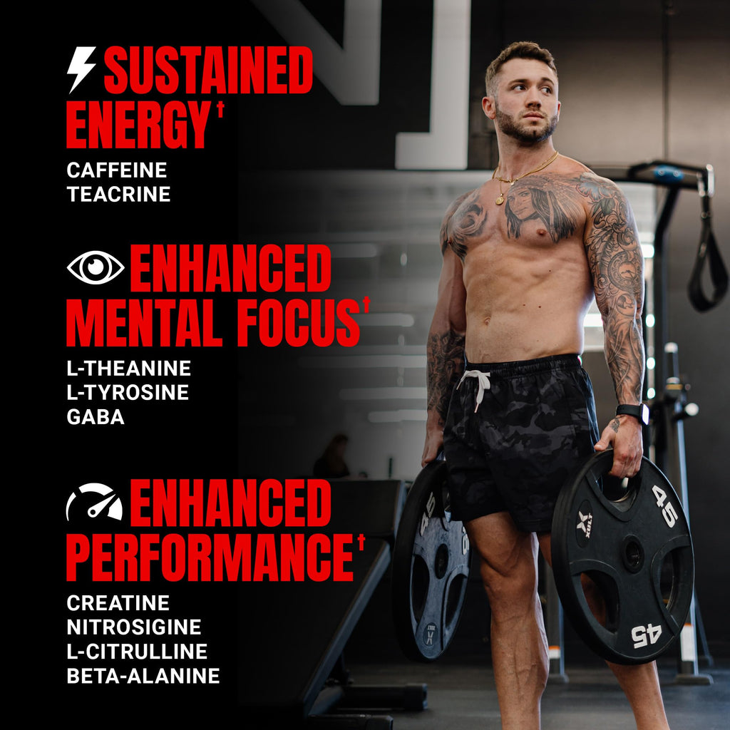 ProSupps Mr. Hyde Signature Pre Workout Powder with Creatine, Beta Alanine & Caffeine - Performance, Energy & Endurance - Clean Fitness & Gym Supplements - FENGGESTORE20