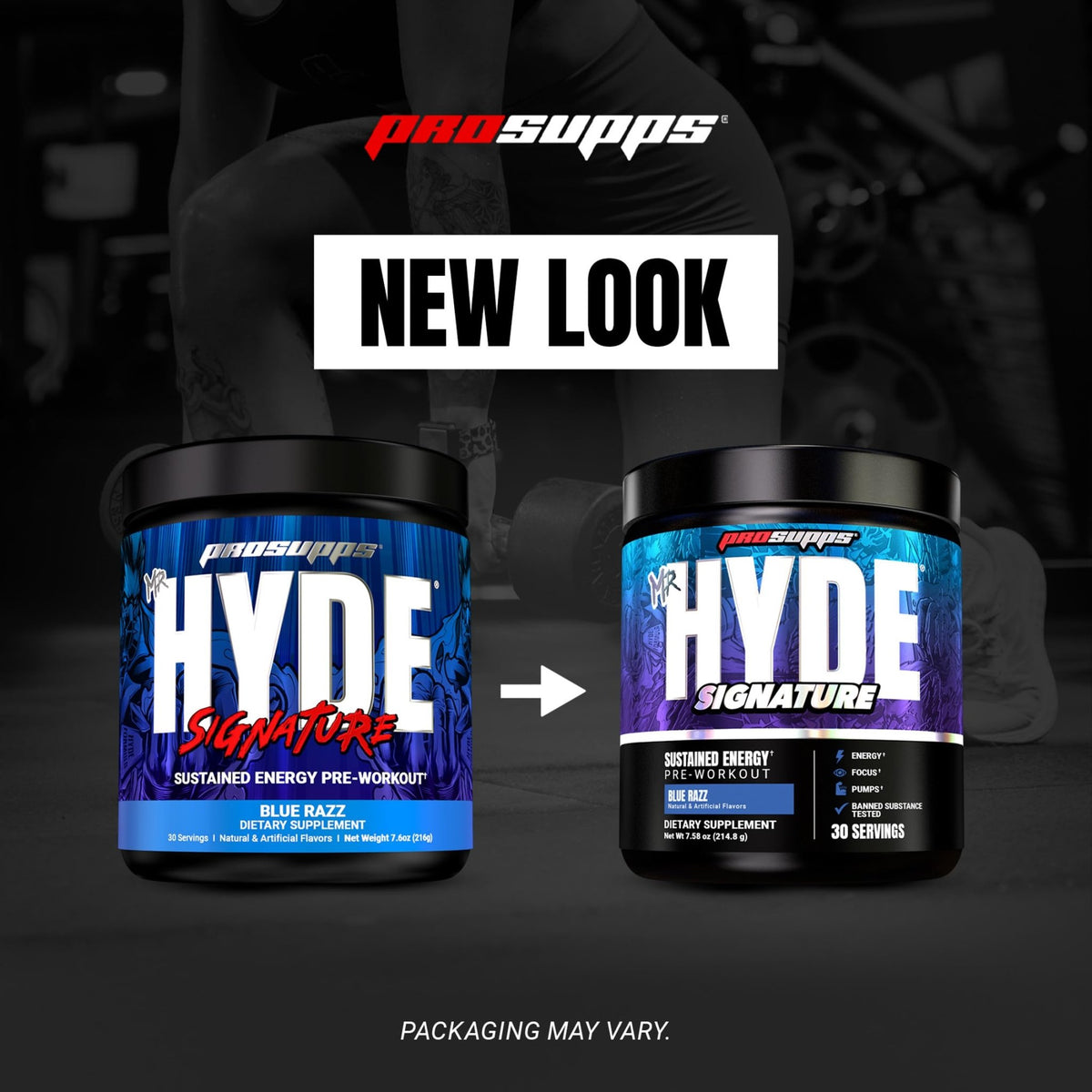 ProSupps Mr. Hyde Signature Pre Workout Powder with Creatine, Beta Alanine & Caffeine - Performance, Energy & Endurance - Clean Fitness & Gym Supplements for Men & Women = - FENGGESTORE20