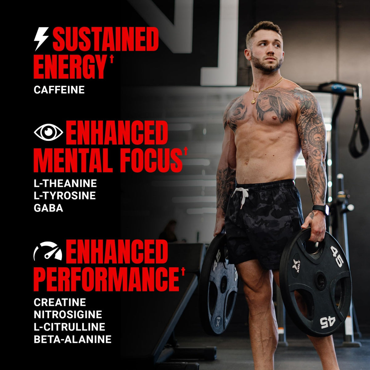 ProSupps Mr. Hyde Signature Pre Workout Powder with Creatine, Beta Alanine & Caffeine - Performance, Energy & Endurance - Clean Fitness & Gym Supplements for Men & Women = - FENGGESTORE20