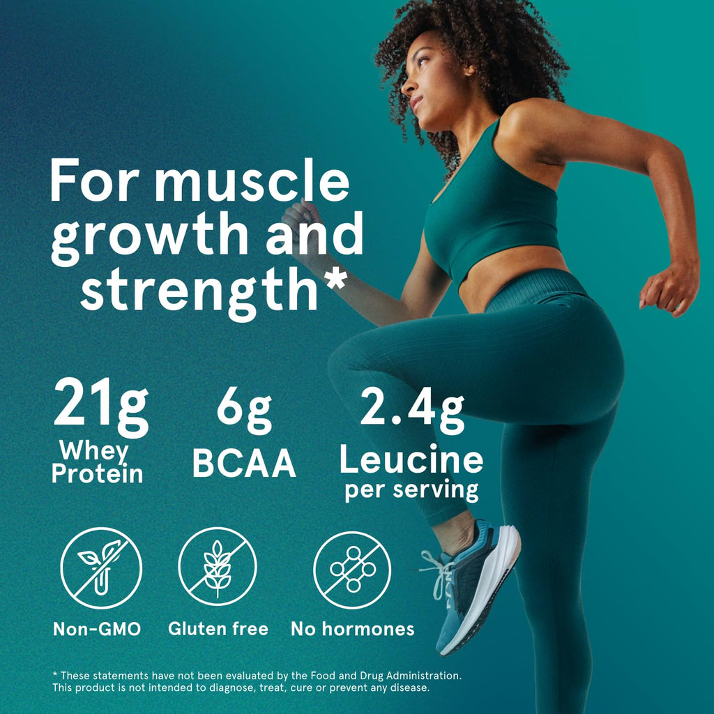 Puori Whey Protein Powder, Bourbon Vanilla - PW1 Pasture-Raised, Grass-Fed Whey Protein Powder Drink Mix containing BCAA Amino Acids - Post-Workout Supplement - FENGGESTORE20