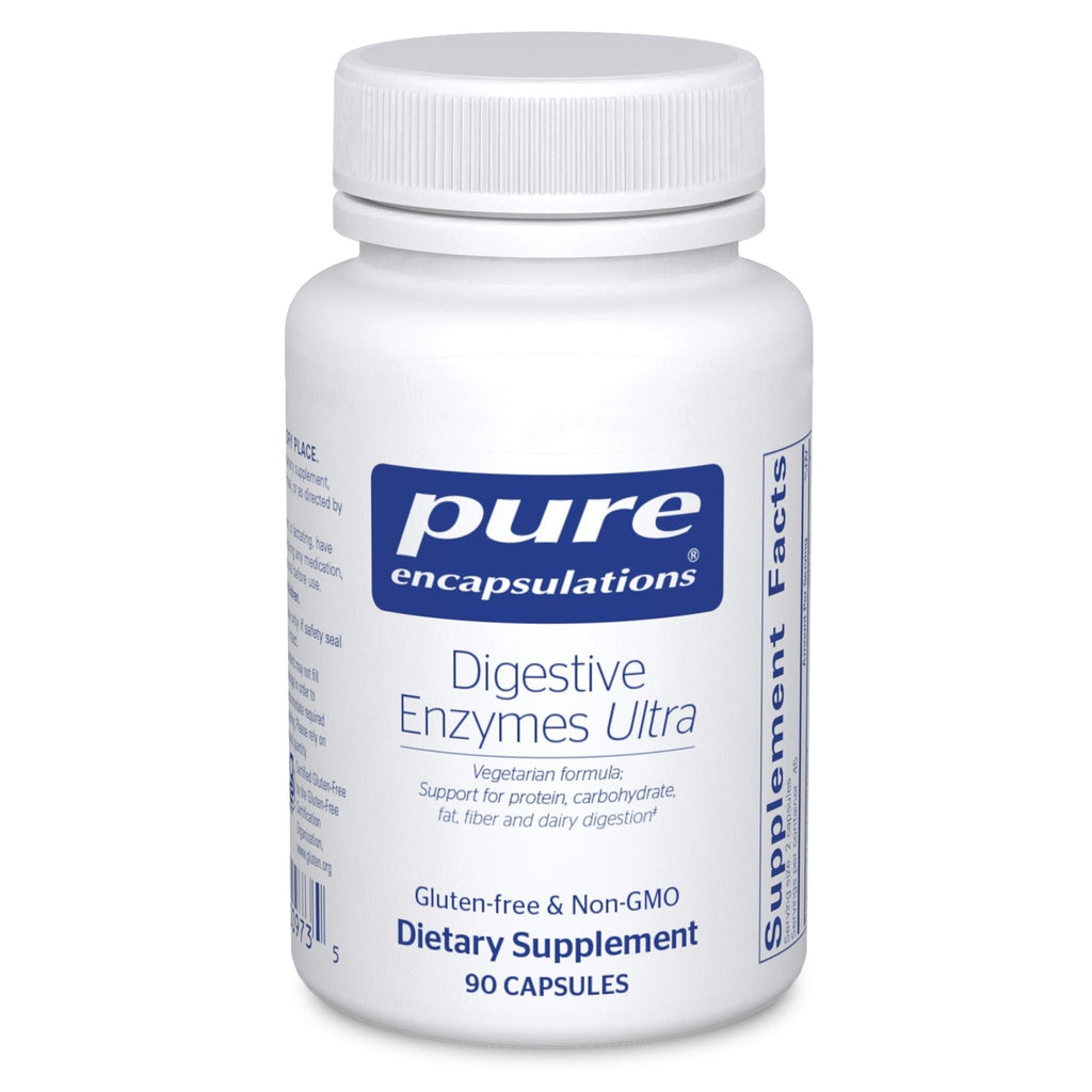 Pure Encapsulations Digestive Enzymes Ultra - Vegetarian Digestive Enzyme Supplement to Support Protein, Carb, Fiber, and Dairy Digestion* - 90 Capsules - FENGGESTORE20