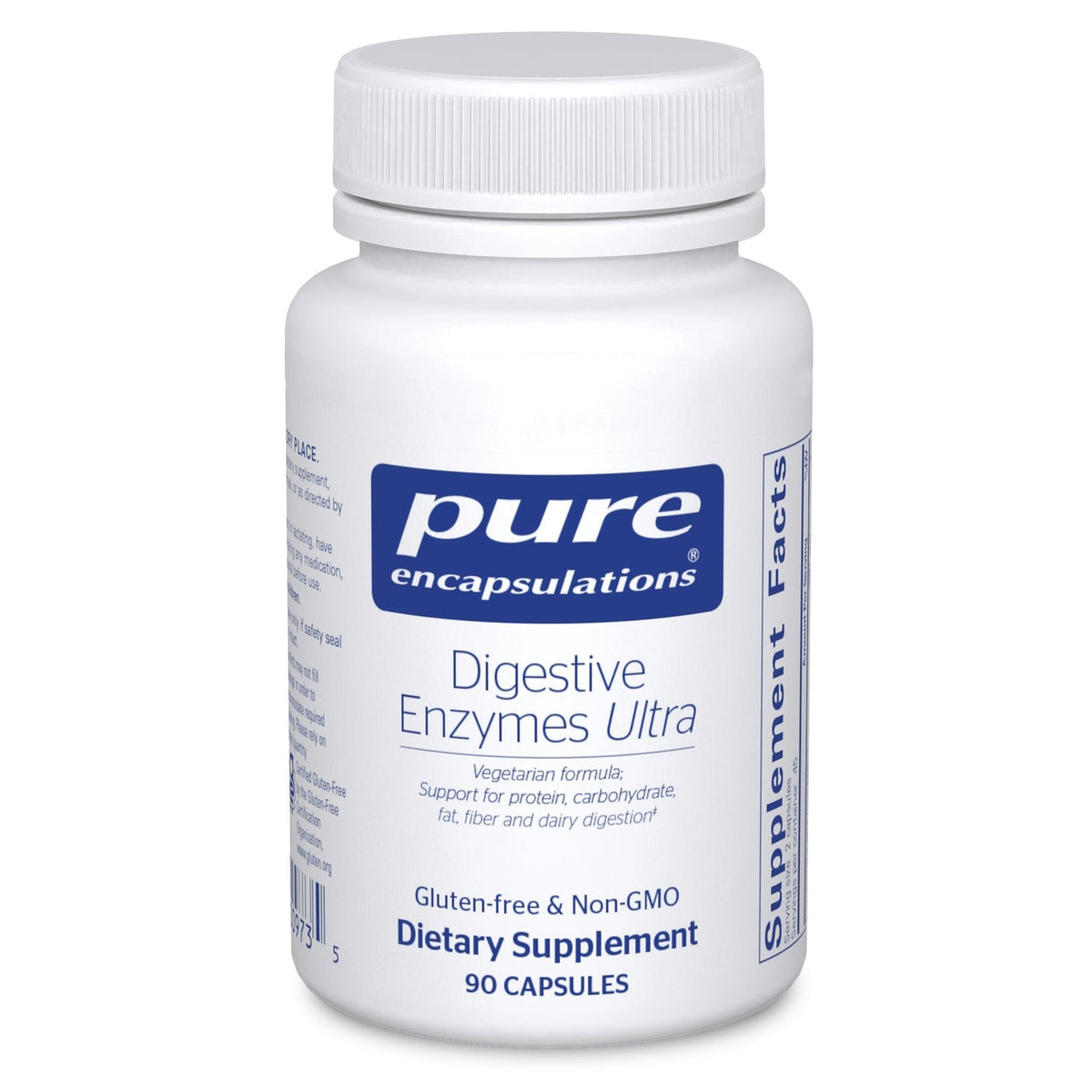 Pure Encapsulations Digestive Enzymes Ultra - Vegetarian Digestive Enzyme Supplement to Support Protein, Carb, Fiber, and Dairy Digestion* - 90 Capsules - FENGGESTORE20