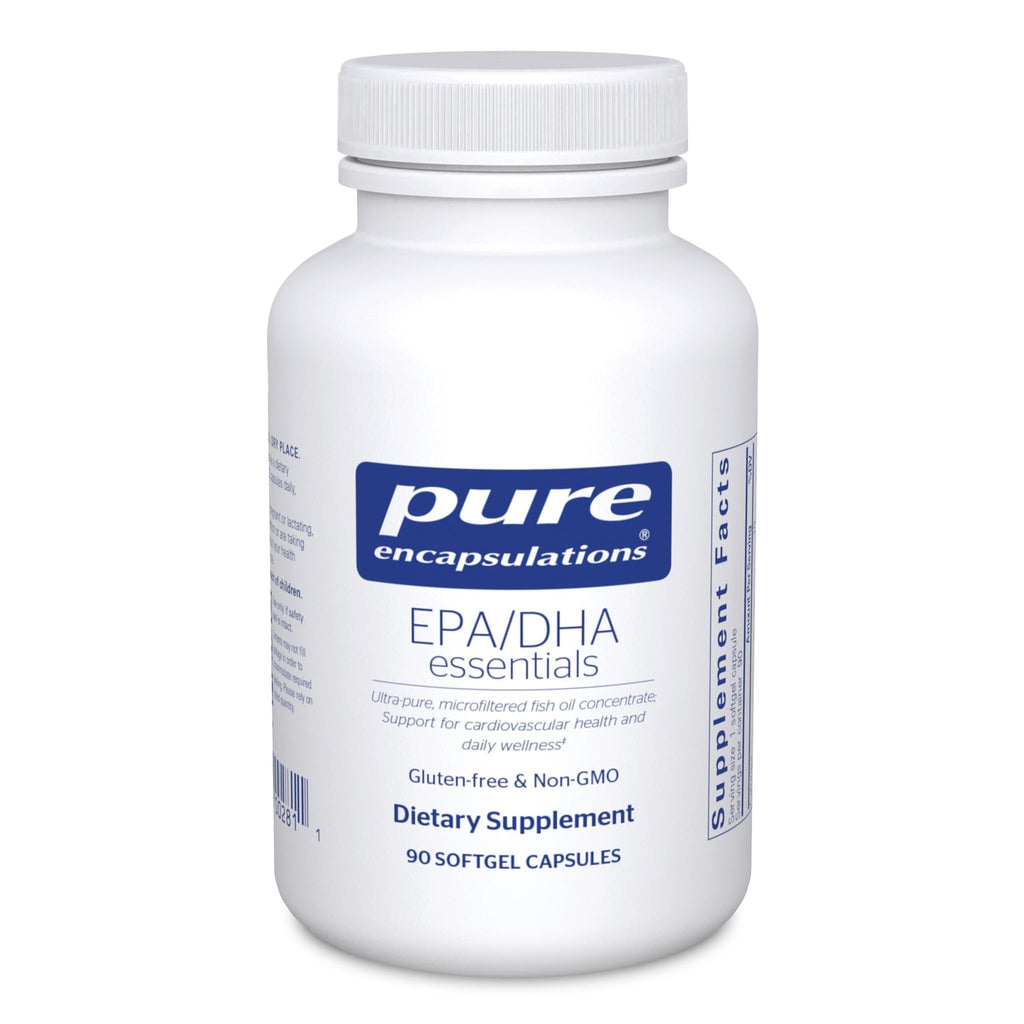 Pure Encapsulations EPA/DHA Essentials - Fish Oil Concentrate Supplement to Support Cardiovascular Health - Premium EPA & DHA Supplement - FENGGESTORE20