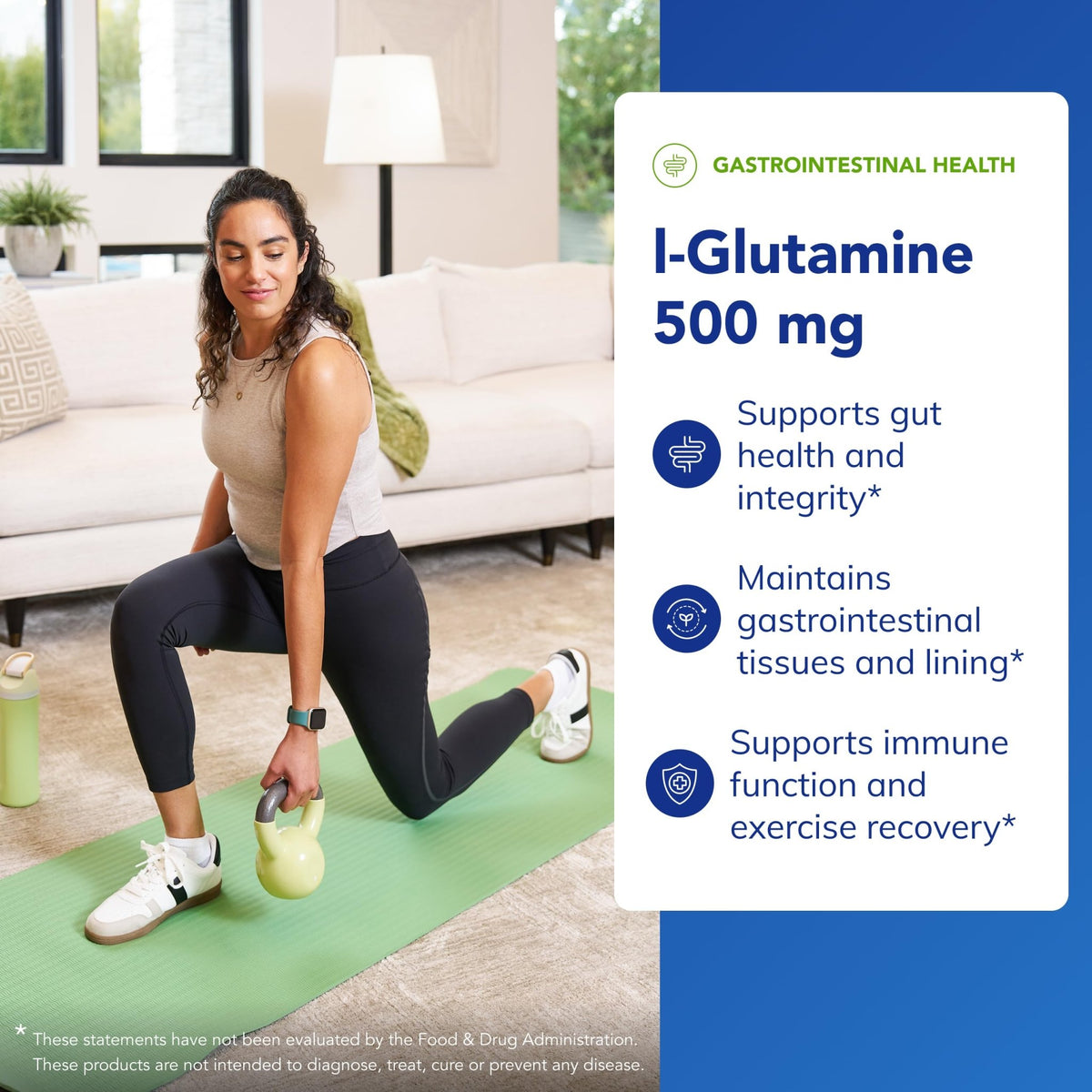 Pure Encapsulations L-Glutamine 500 mg - Supplement for Immune and Digestive Support, Gut Health and Lining, Metabolism, and Muscle Support* - FENGGESTORE20