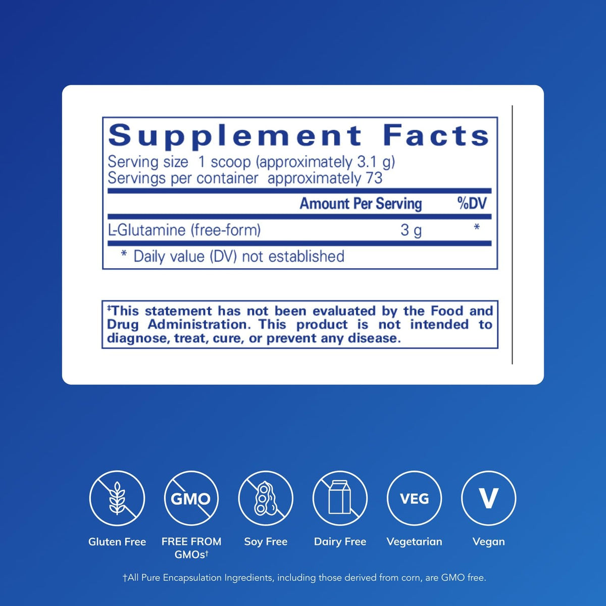 Pure Encapsulations L-Glutamine Powder - Supplement for Immune and Digestive Support, Gut Health and Lining, Metabolism, and Muscle Support* - FENGGESTORE20