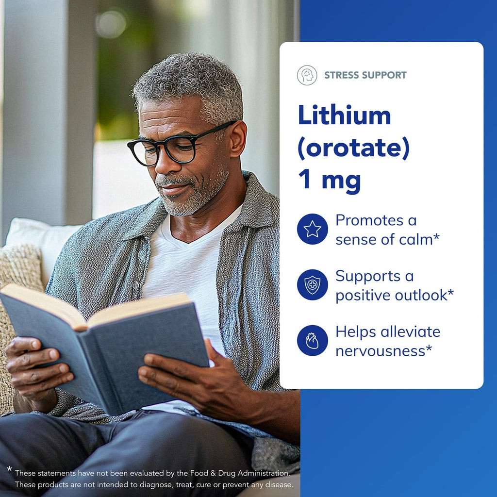 Pure Encapsulations Lithium (Orotate) 1 mg | Support for Calmness and Behavior | 90 Capsules - FENGGESTORE20