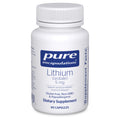 Pure Encapsulations Lithium Orotate 5 mg - Brain Support Supplement - with N-Acetyl-L-Cysteine (NAC) for Memory & Brain Behavior* - Gluten Free & Non-GMO - 90 Capsules - FENGGESTORE20