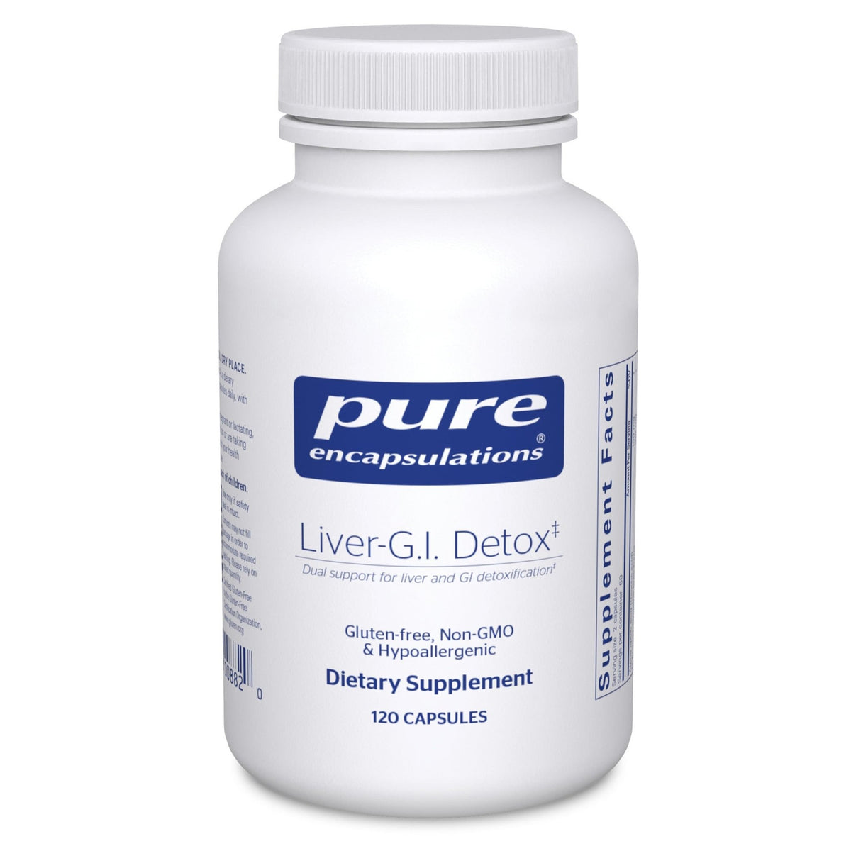 Pure Encapsulations Liver-G.I. Detox - Liver Cleanser & GI Detox* - with Alpha Lipoic Acid & Curcumin Extract - Gluten Free & Non-GMO - 120 Capsules - FENGGESTORE20