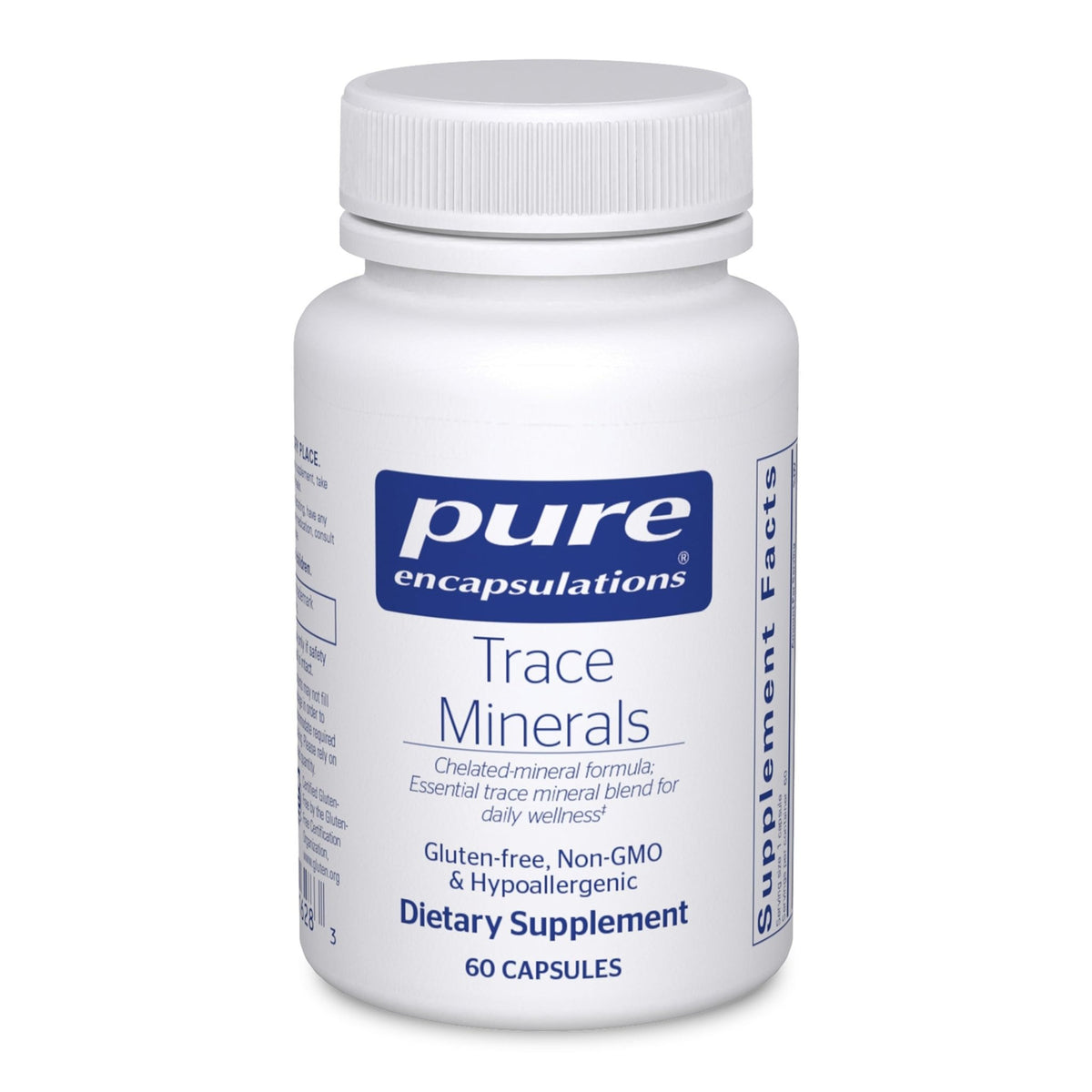 Pure Encapsulations Trace Minerals - Multimineral Supplement - Mineral Supplement - Supports Metabolism & Cellular Function* - Gluten Free & Vegan - 60 Capsules - FENGGESTORE20