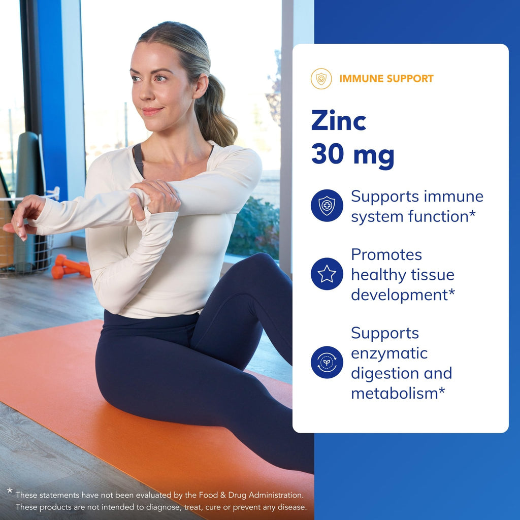 Pure Encapsulations Zinc 30 mg - Supplement for Immune System Support, Growth and Development, and Wound Healing - FENGGESTORE20