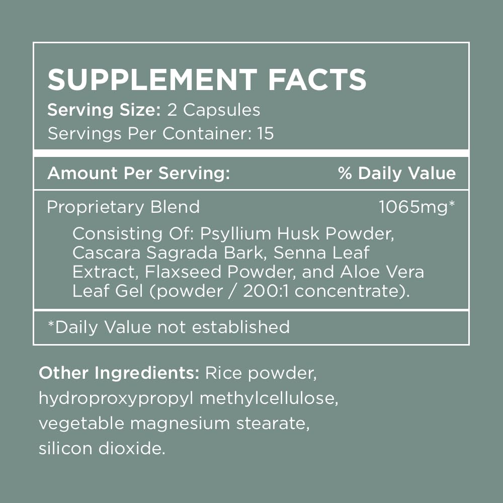 Pure for Men Detox Supplement, Reset | Promotes Digestive & Gut Health, Helps Remove Toxins & Supports Immune System, Colon Cleanse | 30 Capsules - FENGGESTORE20