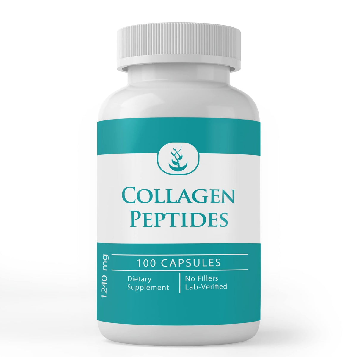 Pure Original Ingredients Collagen Peptide, (100 Capsules) Pure, No Additives Or Fillers, Lab Verified - FENGGESTORE20