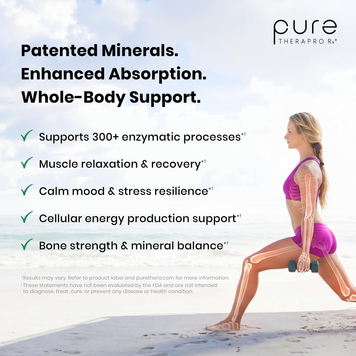 Pure TheraPro Rx Optimum Magnesium Lysinate Glycinate & Di-Magnesium Malate, Made in USA | 2 Month Supply | Chelated for Maximum Absorption, Supports Bone Health & Energy, Non-GMO - FENGGESTORE20