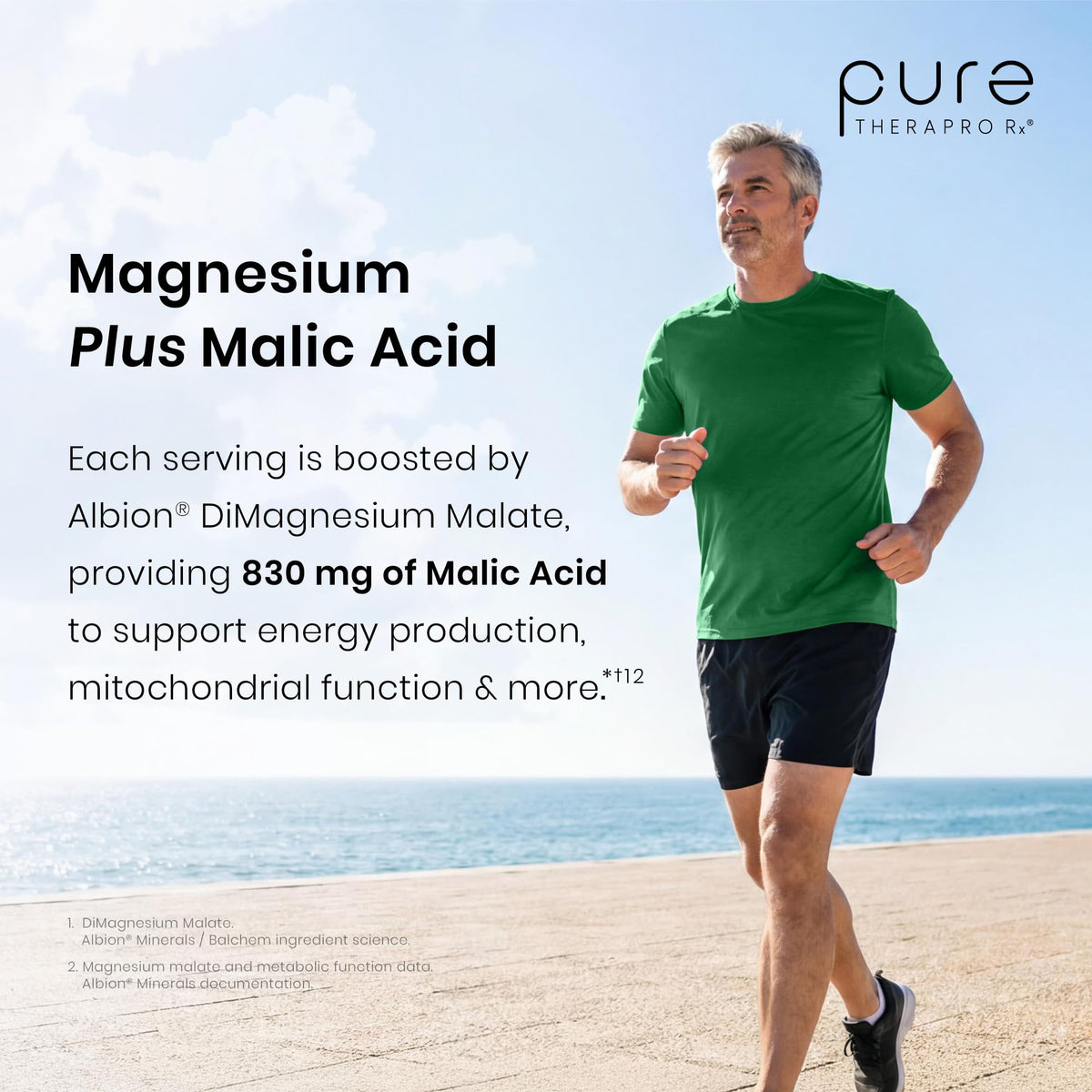Pure TheraPro Rx Optimum Magnesium Lysinate Glycinate & Di-Magnesium Malate, Made in USA | 2 Month Supply | Chelated for Maximum Absorption, Supports Bone Health & Energy, Non-GMO - FENGGESTORE20