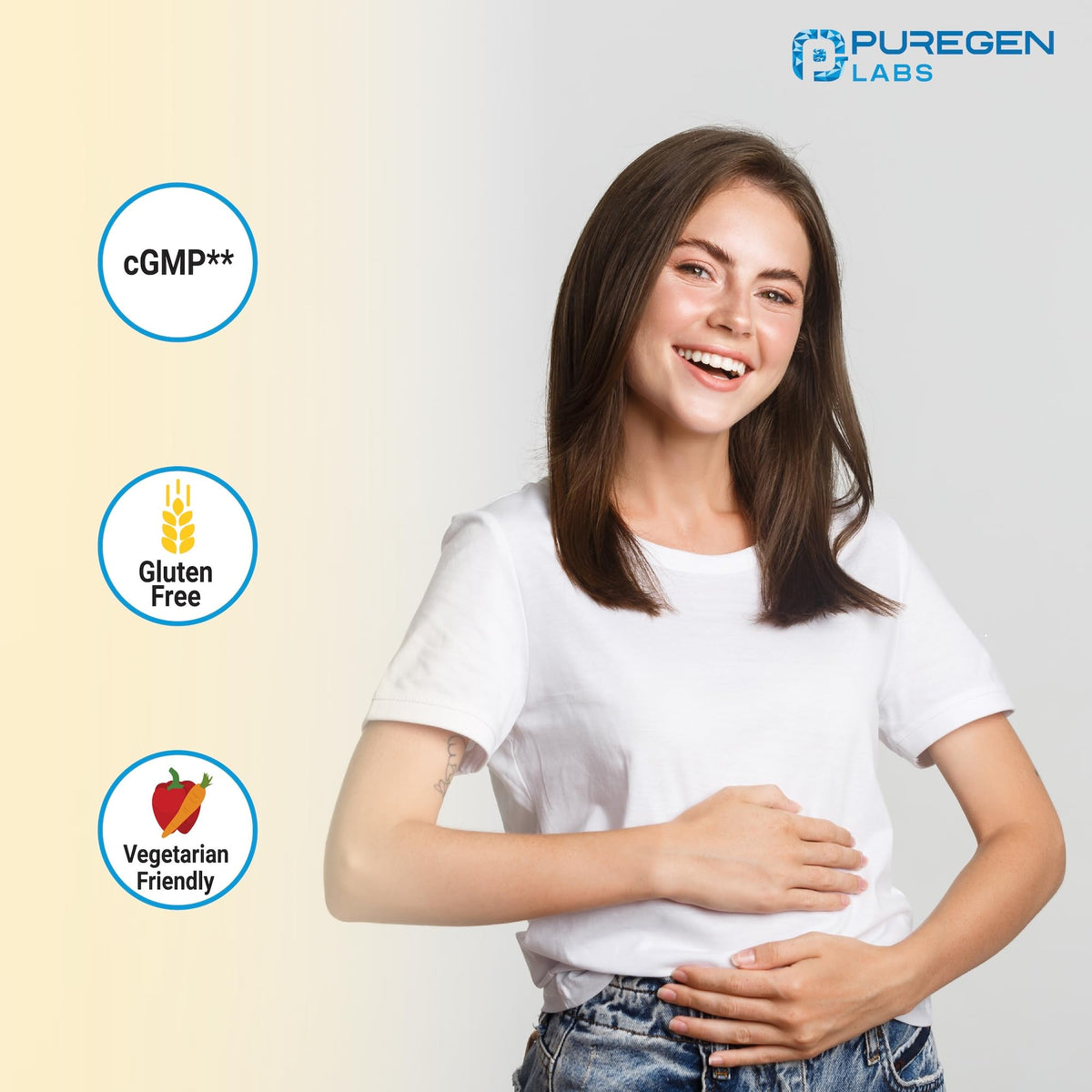 Puregen Labs Dairy Relief Natural Fast Acting Lactase Enzyme 3000 FCC, Lactose Intolerance Pills 90 Caplets - FENGGESTORE20