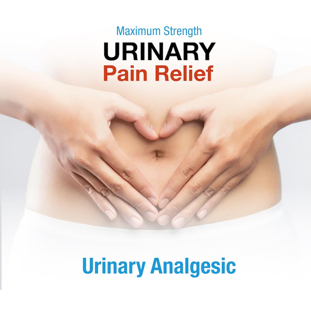Puregen Labs Urinary Pain Relief | Phenazopyridine HCl 99.5mg Tablets | Maximum Strength OTC for Fast Relief of UTI Pain, Burning and Bladder discomfort – 72 Count Tablets - FENGGESTORE20