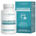 PUREHEALTH RESEARCH Parabroom - Gut Cleanse & Health Supplement - with Black Walnut, Sweet Wormwood Powder, Turmeric Extract, Olive Leaf, Garlic & Onion - FENGGESTORE20