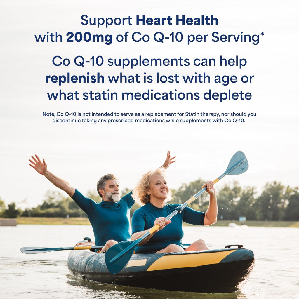 Puritan's Pride Coenzyme CoQ10 200mg, Dietary Supplement for Heart Health, Blood Pressure, Oral Gum Health, and Healthy Aging Support - FENGGESTORE20