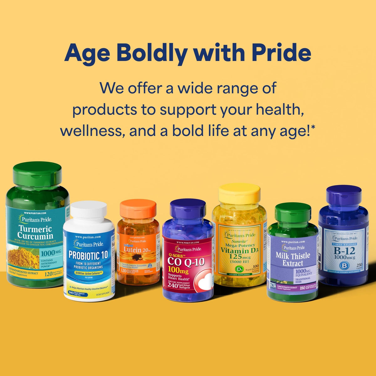 Puritan's Pride Daily Probiotic Acidophilus, 100 Million Live Cultures, Dietary Supplement for Digestive, Gut, and Immune Health, Soy, Sodium, - FENGGESTORE20
