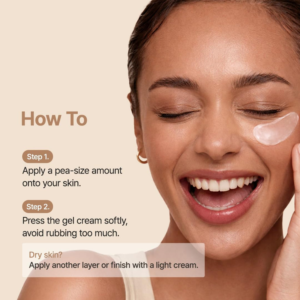PURITO Oat In Calming Gel Cream, Non-Comedogenic, 77% Oat Seed Water Lightweight Water-Gel Face Moisturizer - FENGGESTORE20