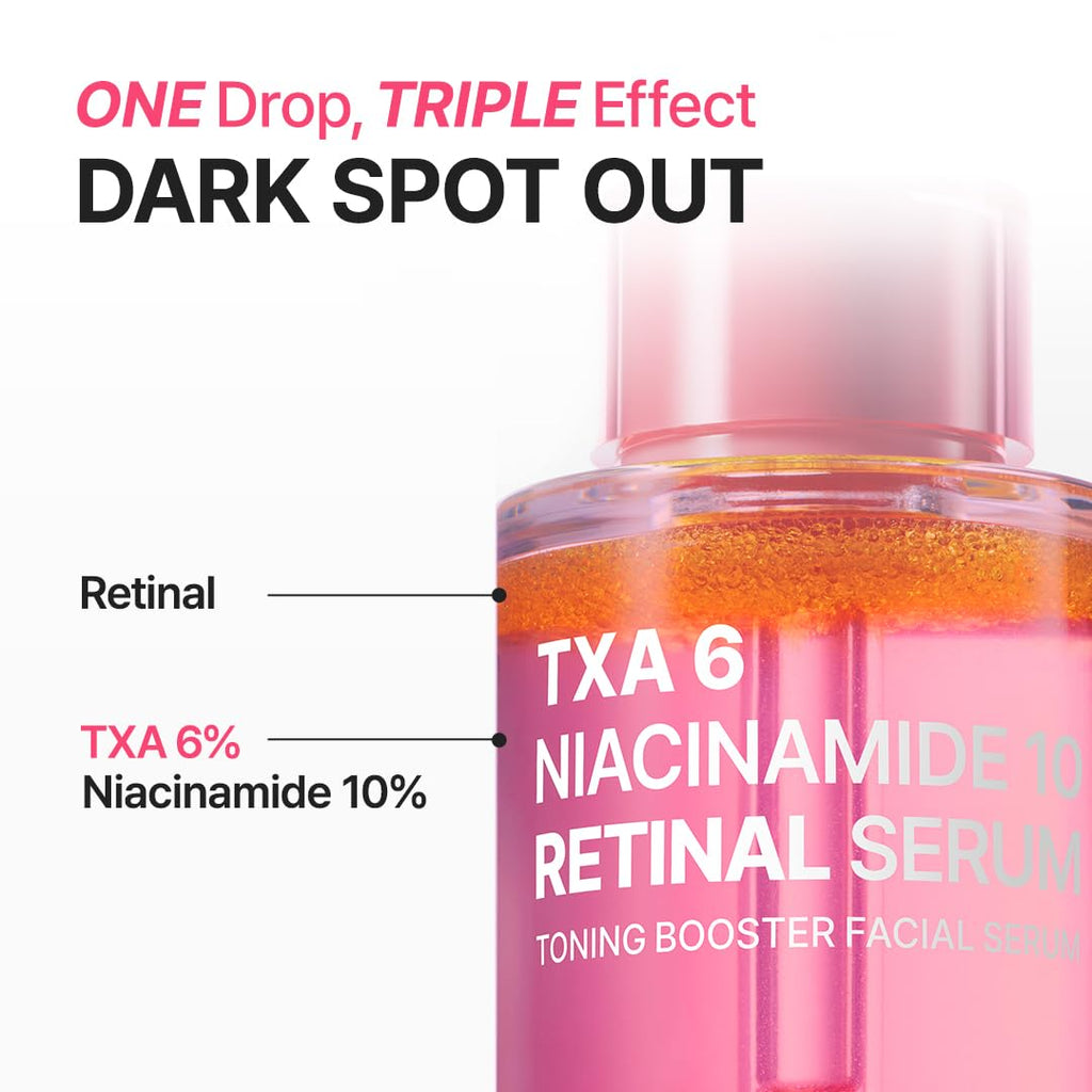 PURITO TXA 6% + Niacinamide 10% + Retinal Facial Serum | for Dark Spots, Hyperpigmentation, Uneven Tone - FENGGESTORE20
