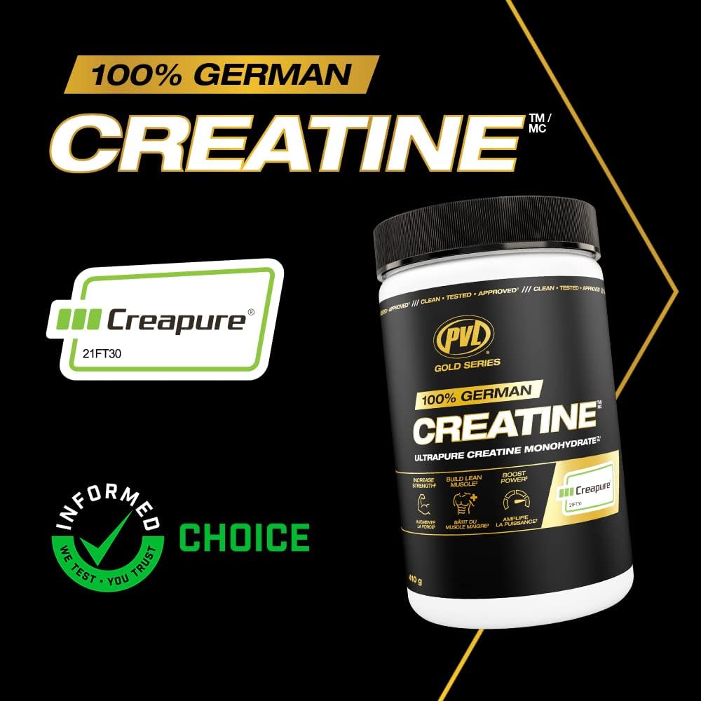 PVL Creapure Creatine – 100% Pure German Creatine Monohydrate Powder-Pharmaceutical Grade Muscle Building Supplement for Strength Training, Pre Workout & Post Workout Protein Support–410g 82 Servings - FENGGESTORE20