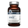 Quality of Life Premium Kinoko Platinum AHCC Herbal Supplement, 750mg per Capsule, for Immune Support, Liver Function, Maintains Natural Killer Cell Activity - FENGGESTORE20