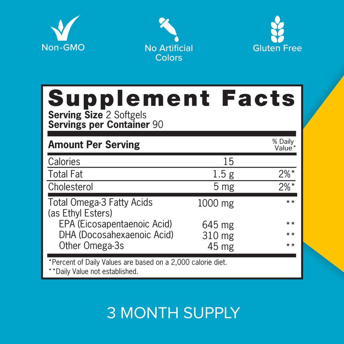 Qunol Fish Oil Omega 3 Mini Softgels, 1000mg Omega 3 EPA + DHA, Ultra Pure Supplements, Heart Health Support, Lemon Flavor, Easy to Swallow Minis, 3 Month Supply, 180 Count - FENGGESTORE20