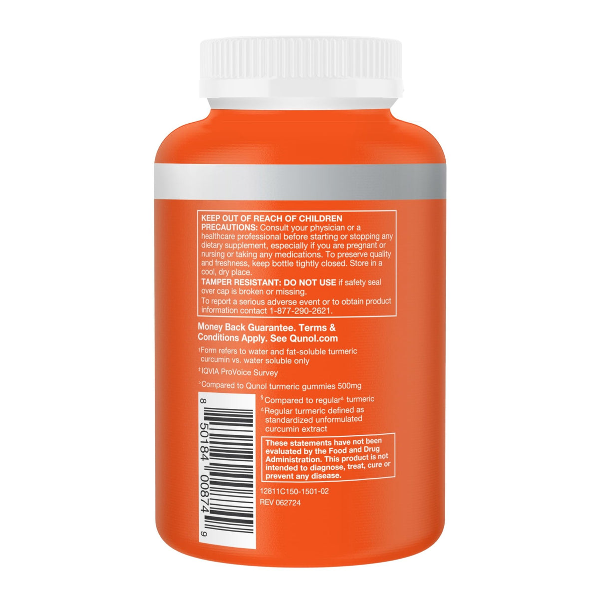Qunol Turmeric Curcumin Supplement, 1000mg with Ultra High Absorption, for Joint Support, Extra Strength Capsules, 150 Count - FENGGESTORE20