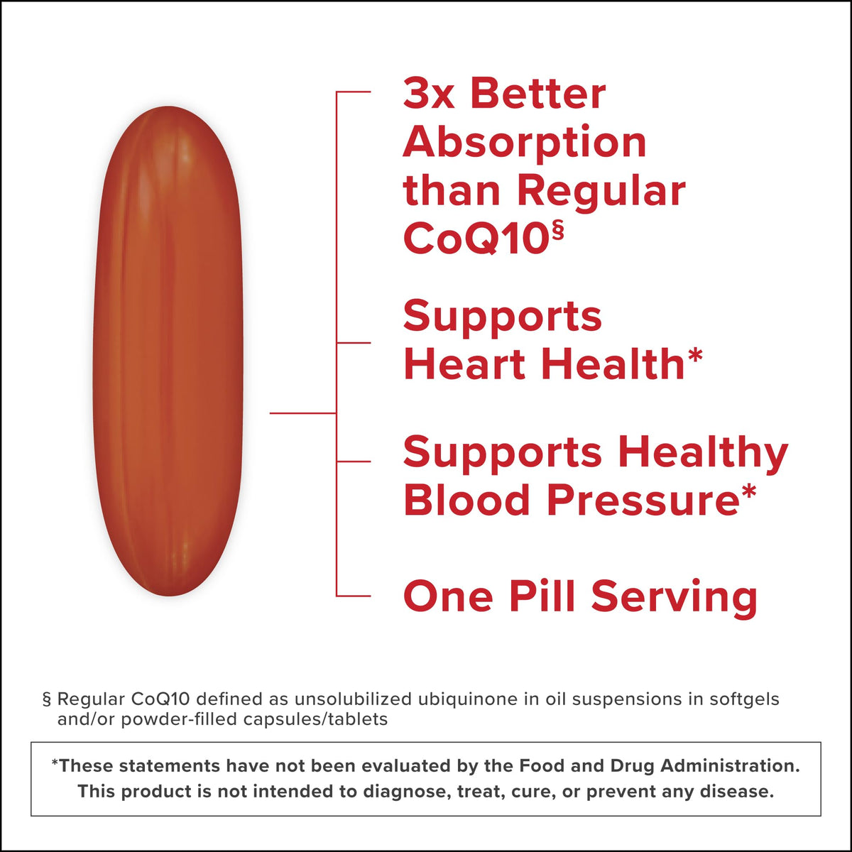 Qunol Ultra CoQ10 100mg Softgels- 3x Better Absorption, Antioxidant for Heart Health & Energy Production, Coenzyme Q10 Vitamins - FENGGESTORE20