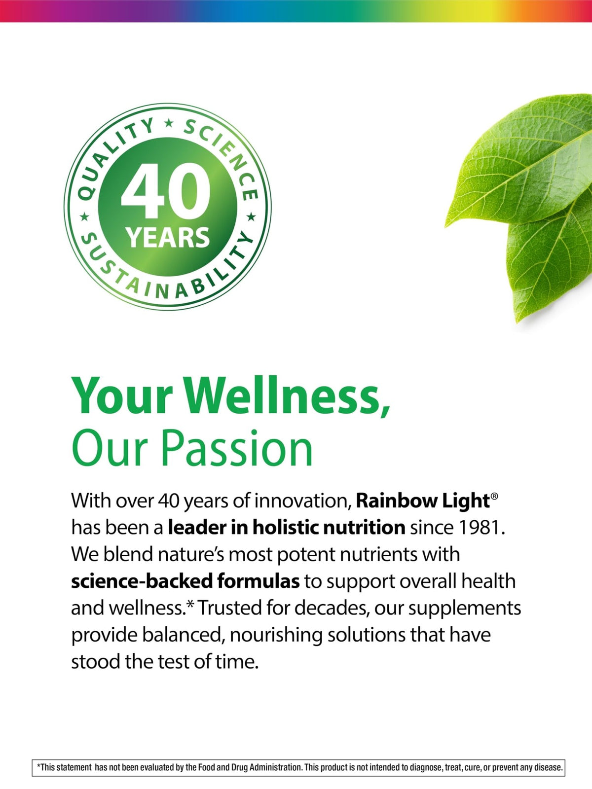 Rainbow Light Probiotic Gummies | 50 Count | Advanced Synbiotic with Prebiotic | for Men, Women & Children | Supports Digestive & Immune Health - FENGGESTORE20
