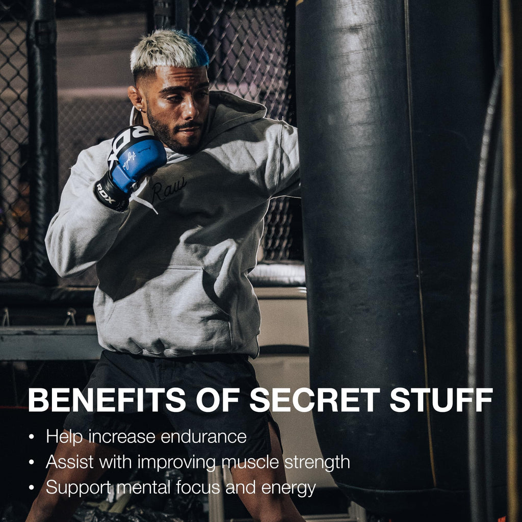 RAW Christopher's Secret Stuff Pre Workout Powder, Thavage (Tastes Like Winning) - Chris Bumstead CBUM Preworkout Supplement for Men & Women - Working Out, Hydration & Energy - 40 Servings - FENGGESTORE20