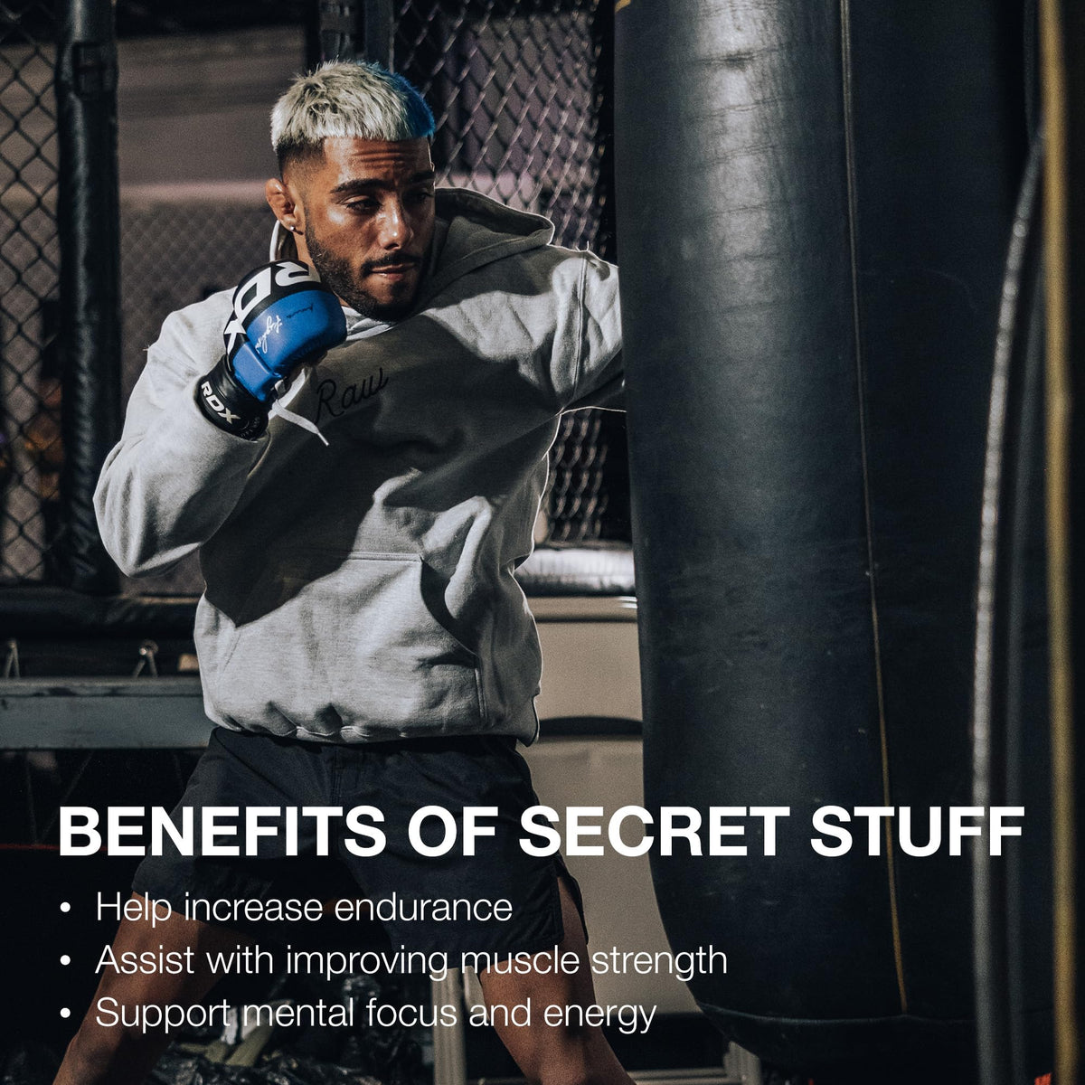 RAW Christopher's Secret Stuff Pre Workout Powder, Thavage (Tastes Like Winning) - Chris Bumstead CBUM Preworkout Supplement for Men & Women - Working Out, Hydration & Energy - 40 Servings - FENGGESTORE20