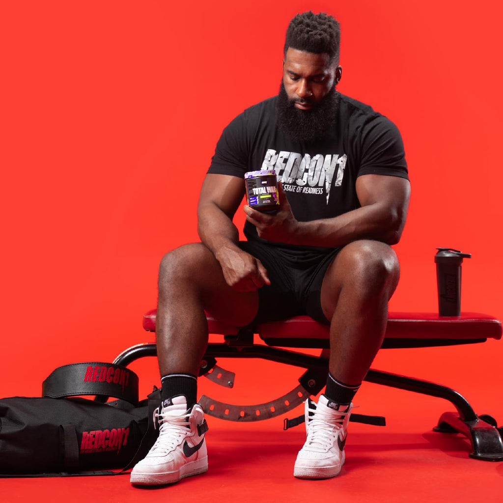 REDCON1 Total War Pre Workout - Beta Alanine + Citrulline Malate Keto Friendly Preworkout for Men & Women with 320mg of Caffeine - Fast Acting -Blue Lemonade (30 Servings) - FENGGESTORE20