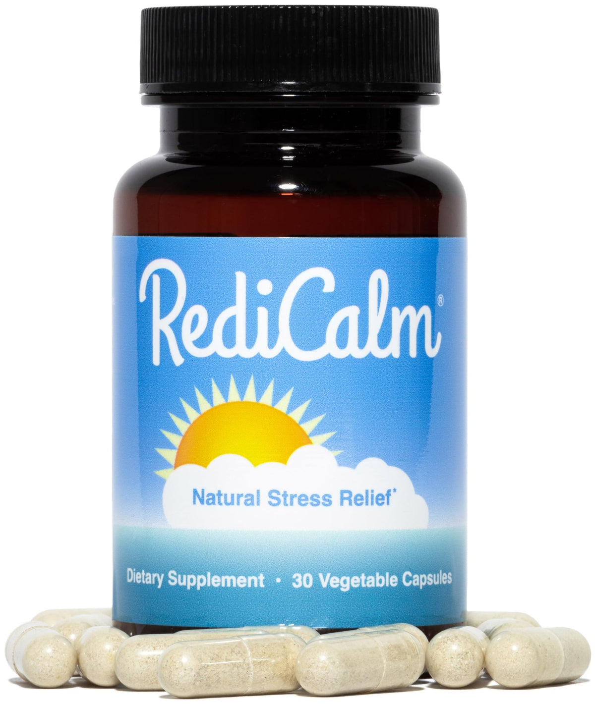 RediCalm - Natural Stress Relief Supplement - Non-GMO, Vegan, Gluten-Free - FENGGESTORE20