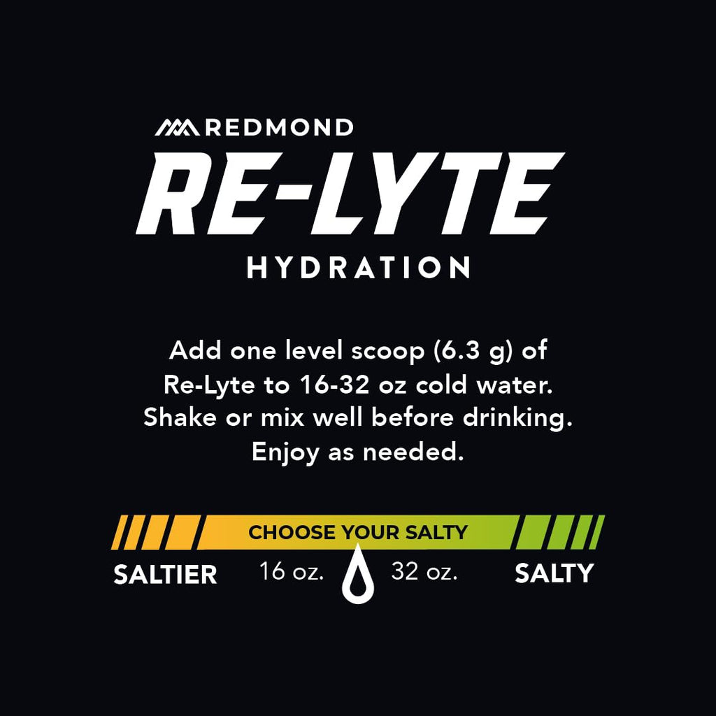 REDMOND Re-Lyte Hydration Electrolyte Powder Drink Mix Variety (7 Stick Packs) - FENGGESTORE20