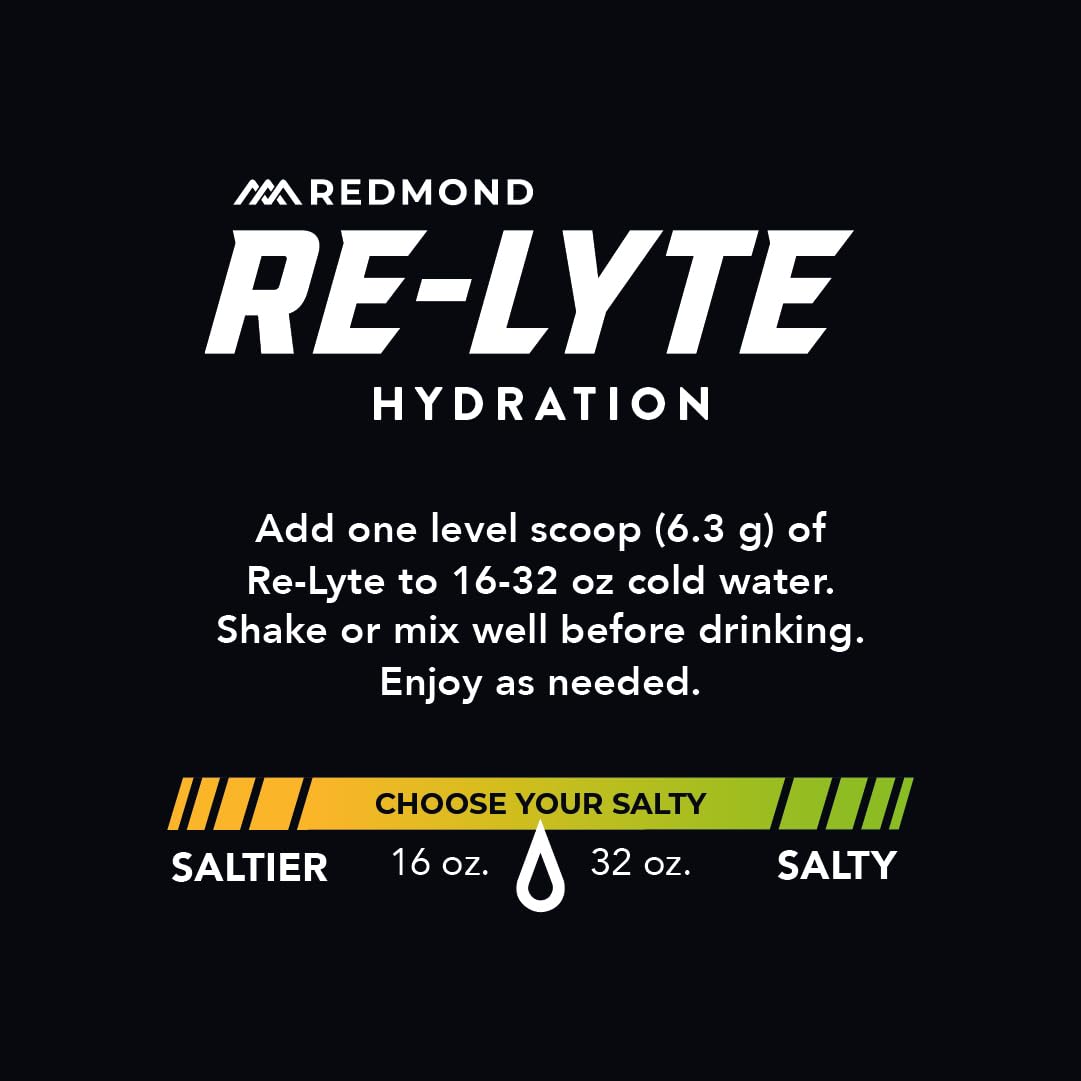 REDMOND Re-Lyte Hydration Electrolyte Powder Drink Mix Variety (7 Stick Packs) - FENGGESTORE20