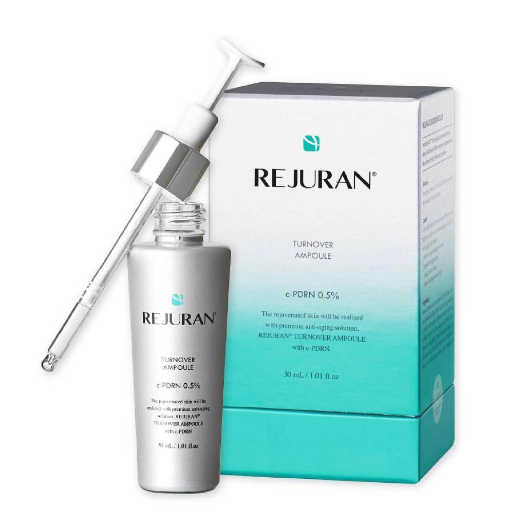 REJURAN® Turnover Ampoule, c-PDRN® – Original Salmon DNA PDRN Face Serum for Rejuvenation, Firming, Hydration & Youthful Glow - FENGGESTORE20
