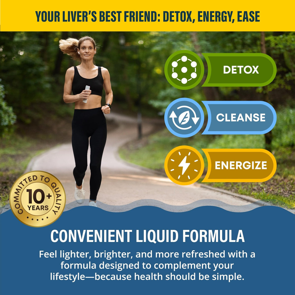 Rejuvica Health VitaLiver | Liver Cleanse & Detox Drops | Milk Thistle, Artichoke, Chanca Piedra & Dandelion Extract | Fatty Liver Support Repair - FENGGESTORE20